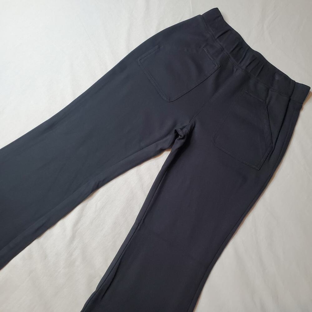 Maeve Anthropologie Women's Size S Eve Ponte Knit Flare Leg Pants Black